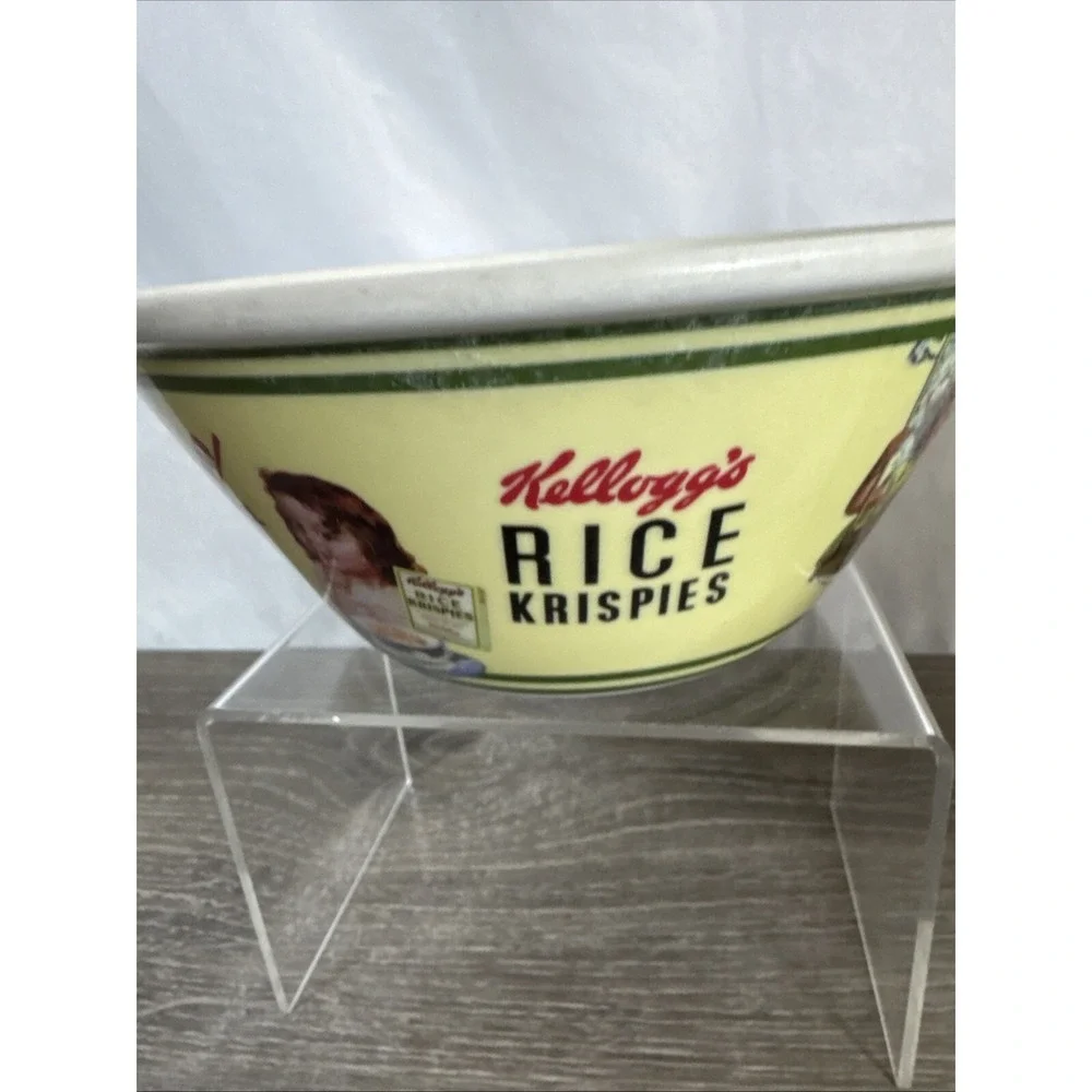 Kelloggs Cereal Bowls ~ 2011 ~ 2 Different Vintage Labels‎ ~ Hard Plastic